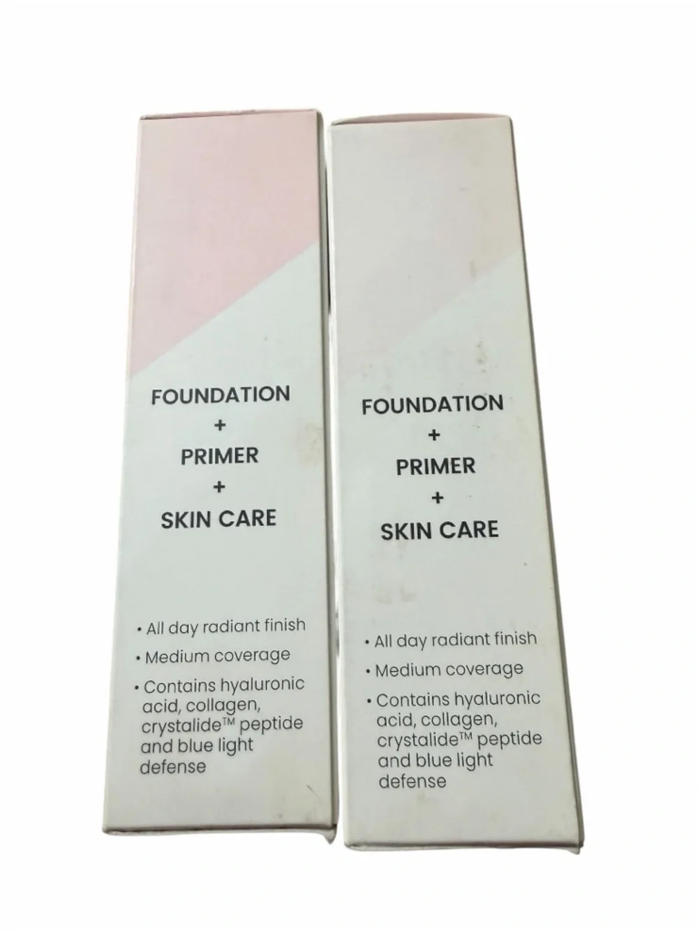 JOAH Crystal Glow Primedation Foundation - Light & Dark